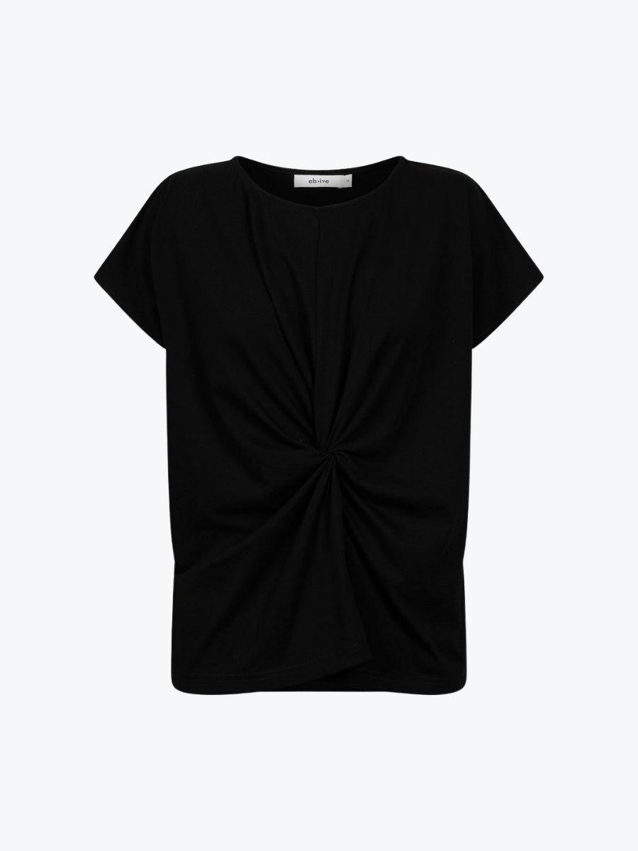 Eb + Ive Casa Twist Tshirt | Black