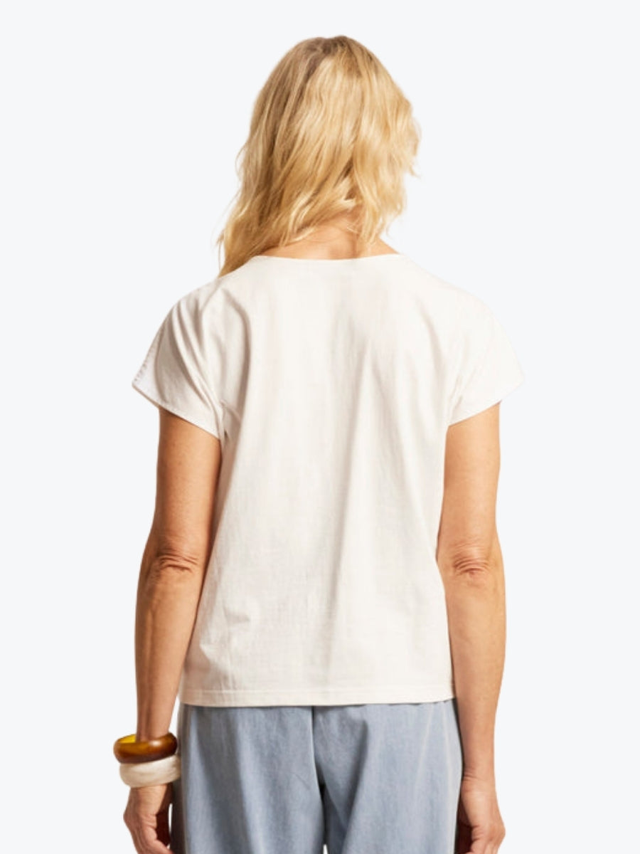 Eb + Ive Casa Twist Tshirt | White