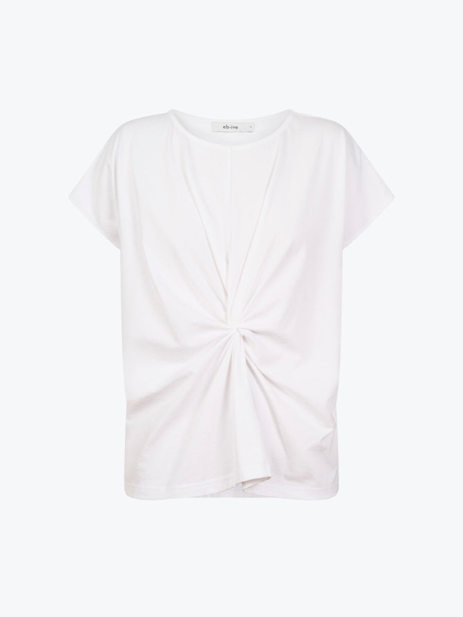 Eb + Ive Casa Twist Tshirt | White