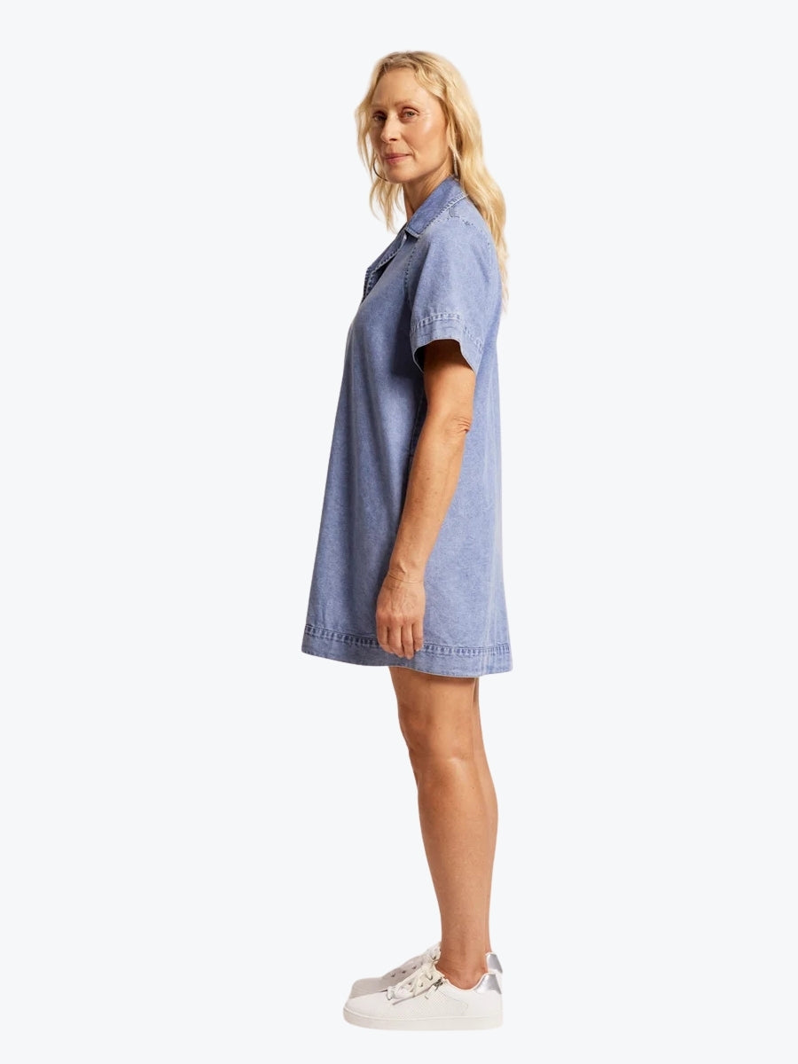 Eb + Ive Dusk Denim Shirt Dress | Denim