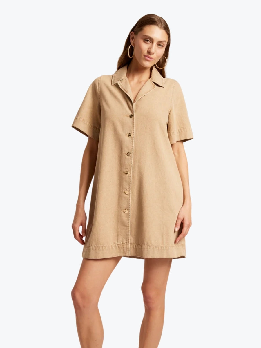 Eb + Ive Dusk Denim Shirt Dress | Dune