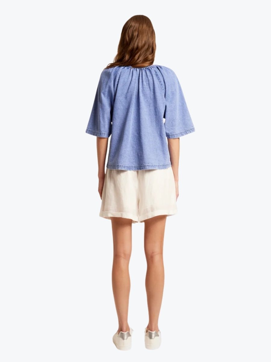 Eb + Ive Dusk Denim Top | Denim