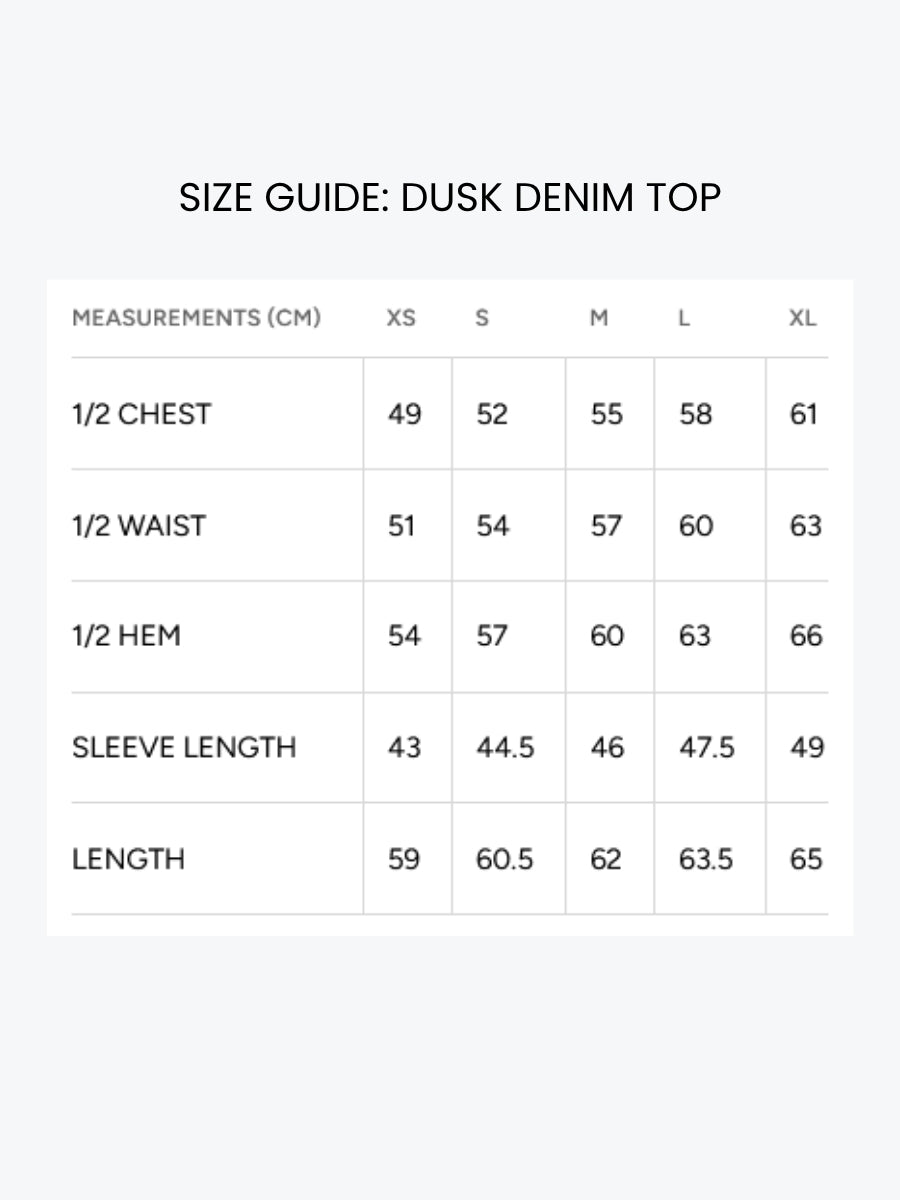 Eb + Ive Dusk Denim Top | Denim