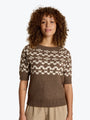 Eb & Ive Maasai Knit Top | Cocoa/Dune
