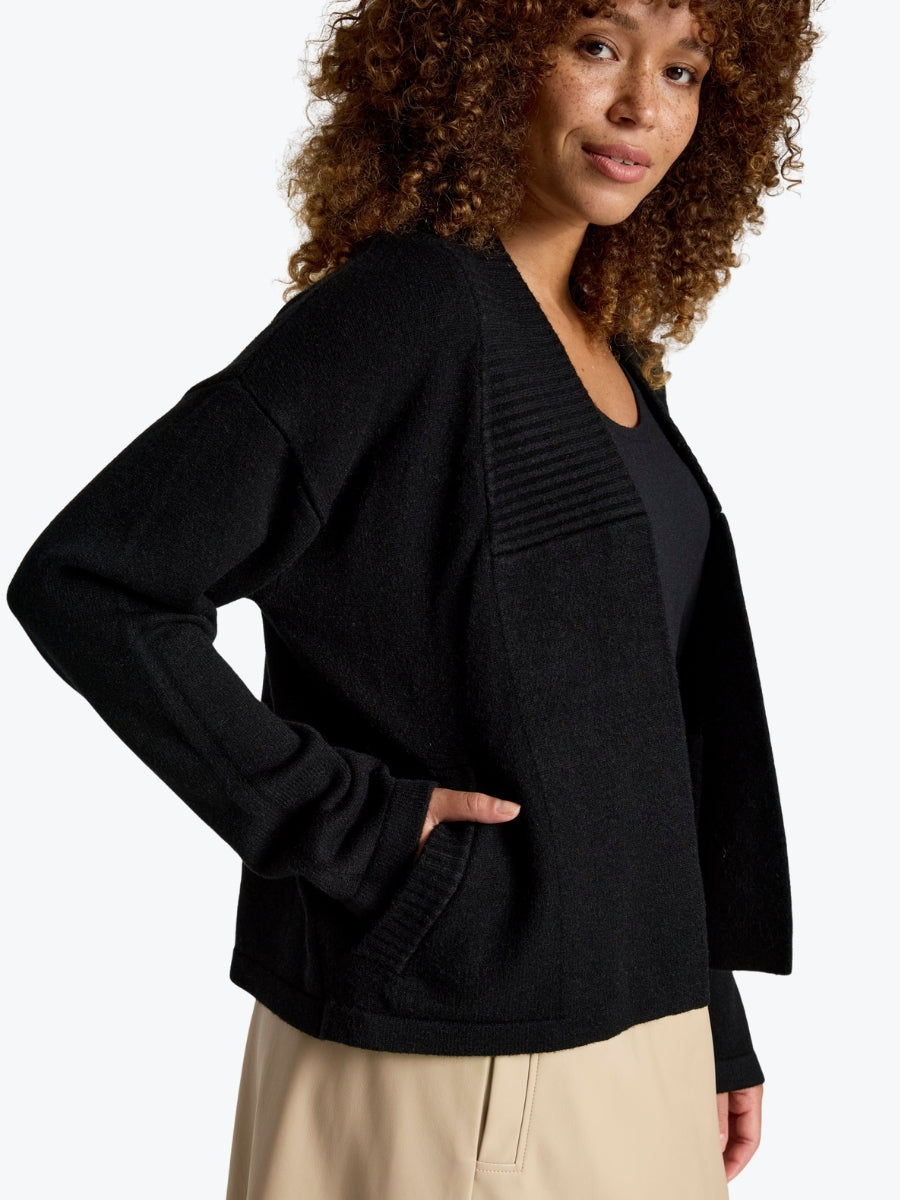 Eb &amp; Ive Samira Crop Cardigan | Black