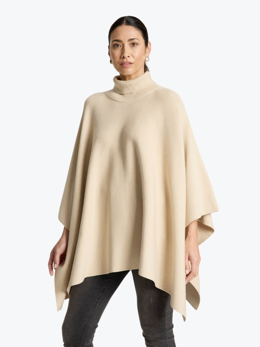 Eb &amp; Ive Samira Poncho | Bisque
