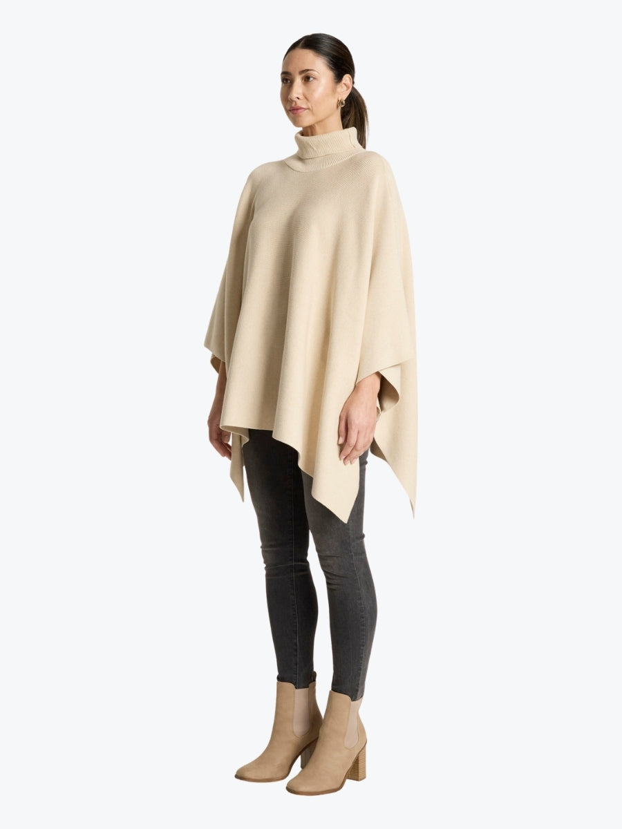 Eb &amp; Ive Samira Poncho | Bisque