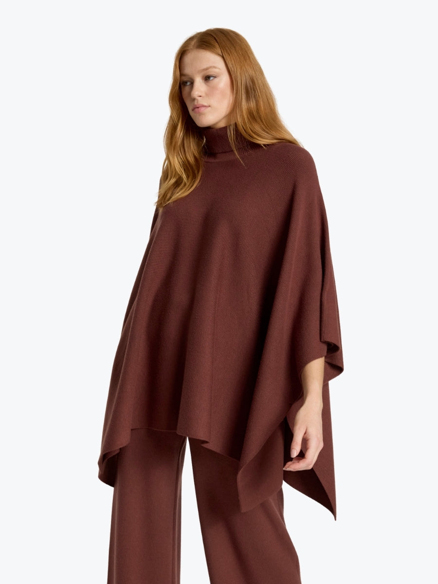 Eb &amp; Ive Samira Poncho | Mahogany