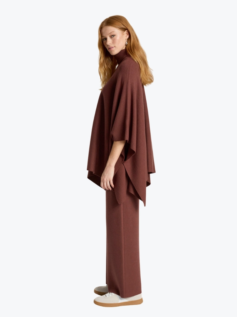 Eb &amp; Ive Samira Poncho | Mahogany