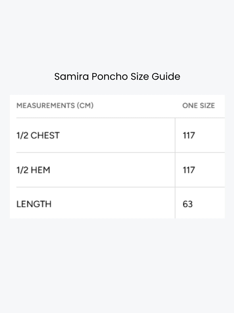 Eb &amp; Ive Samira Poncho | Bisque