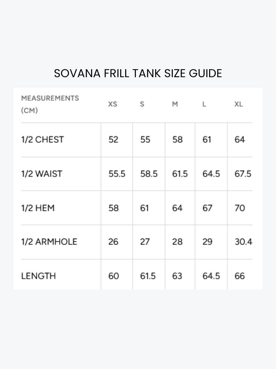 Eb + Ive Sovana Frill Tank | Black