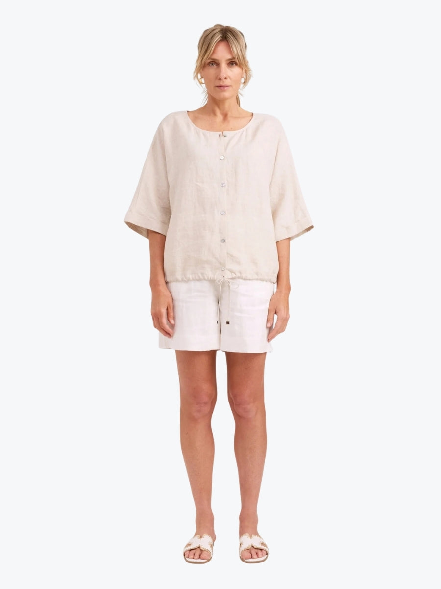 Eb + Ive Studio Button Top/Jacket | Tusk