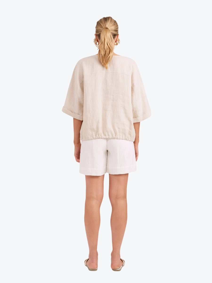 Eb + Ive Studio Button Top/Jacket | Tusk