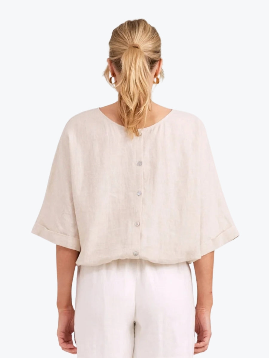Eb + Ive Studio Button Top/Jacket | Tusk