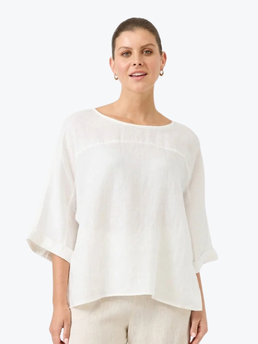 Eb + Ive Studio Relaxed Top | Salt
