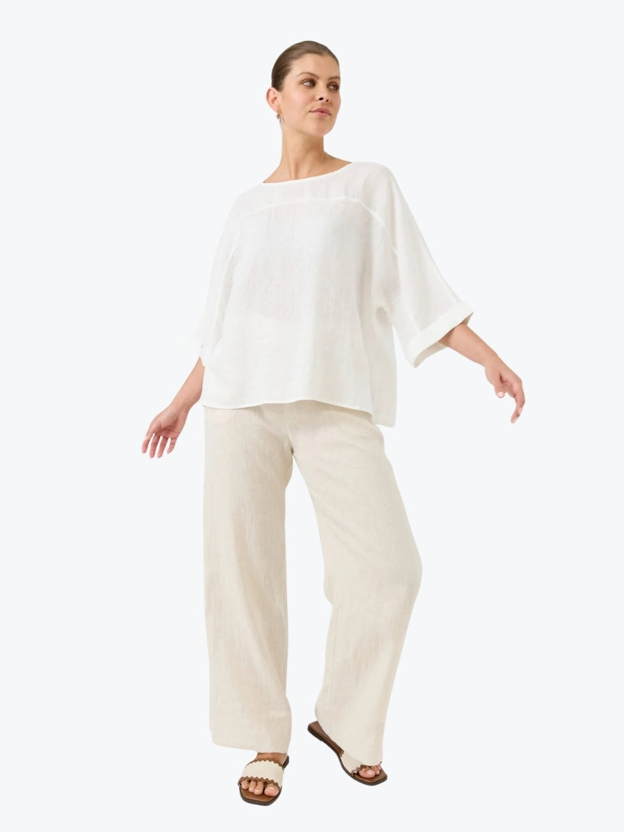 Eb + Ive Studio Relaxed Top | Salt