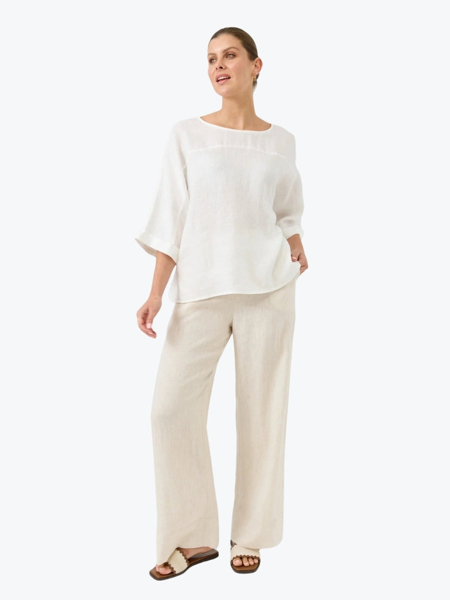 Eb + Ive Studio Relaxed Top | Salt
