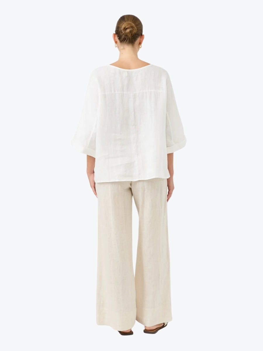Eb + Ive Studio Relaxed Top | Salt
