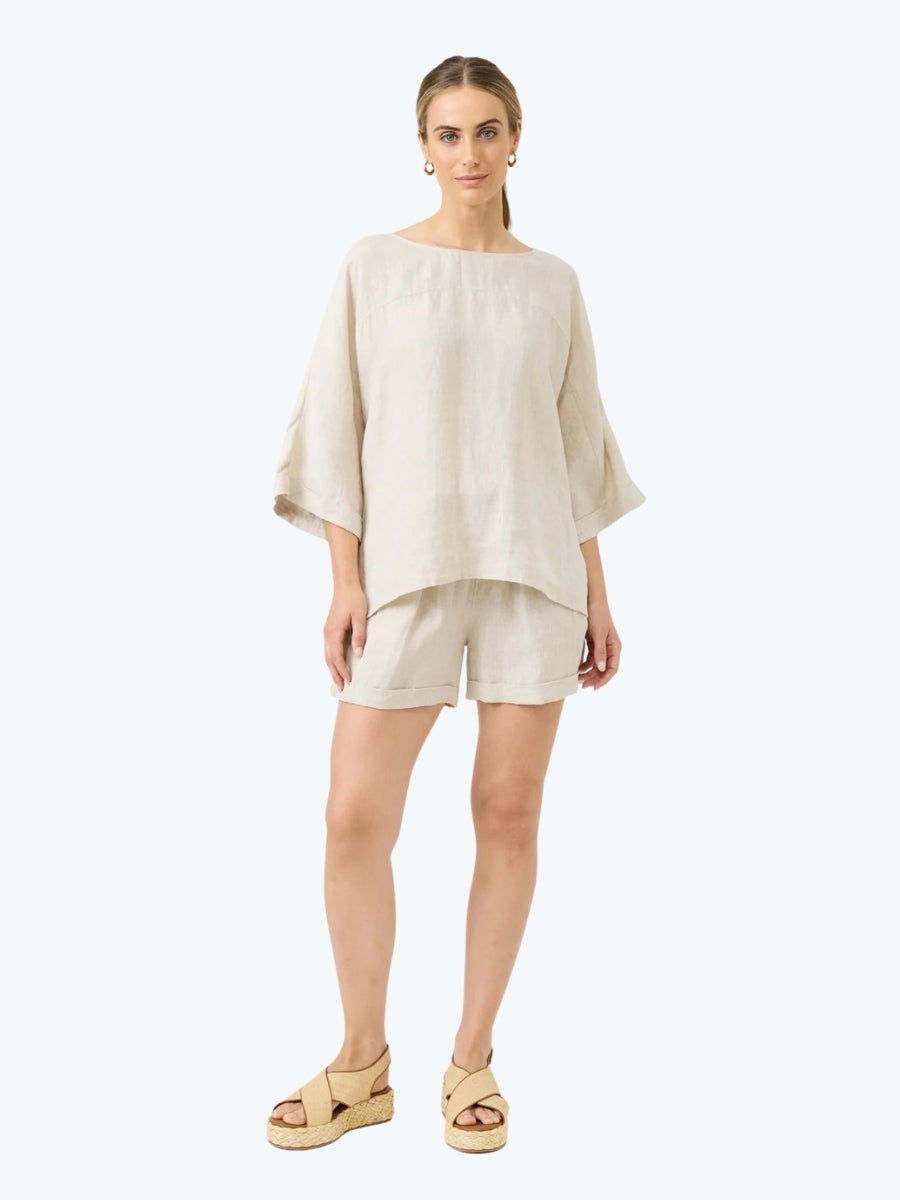 Eb + Ive Studio Relaxed Top | Tusk
