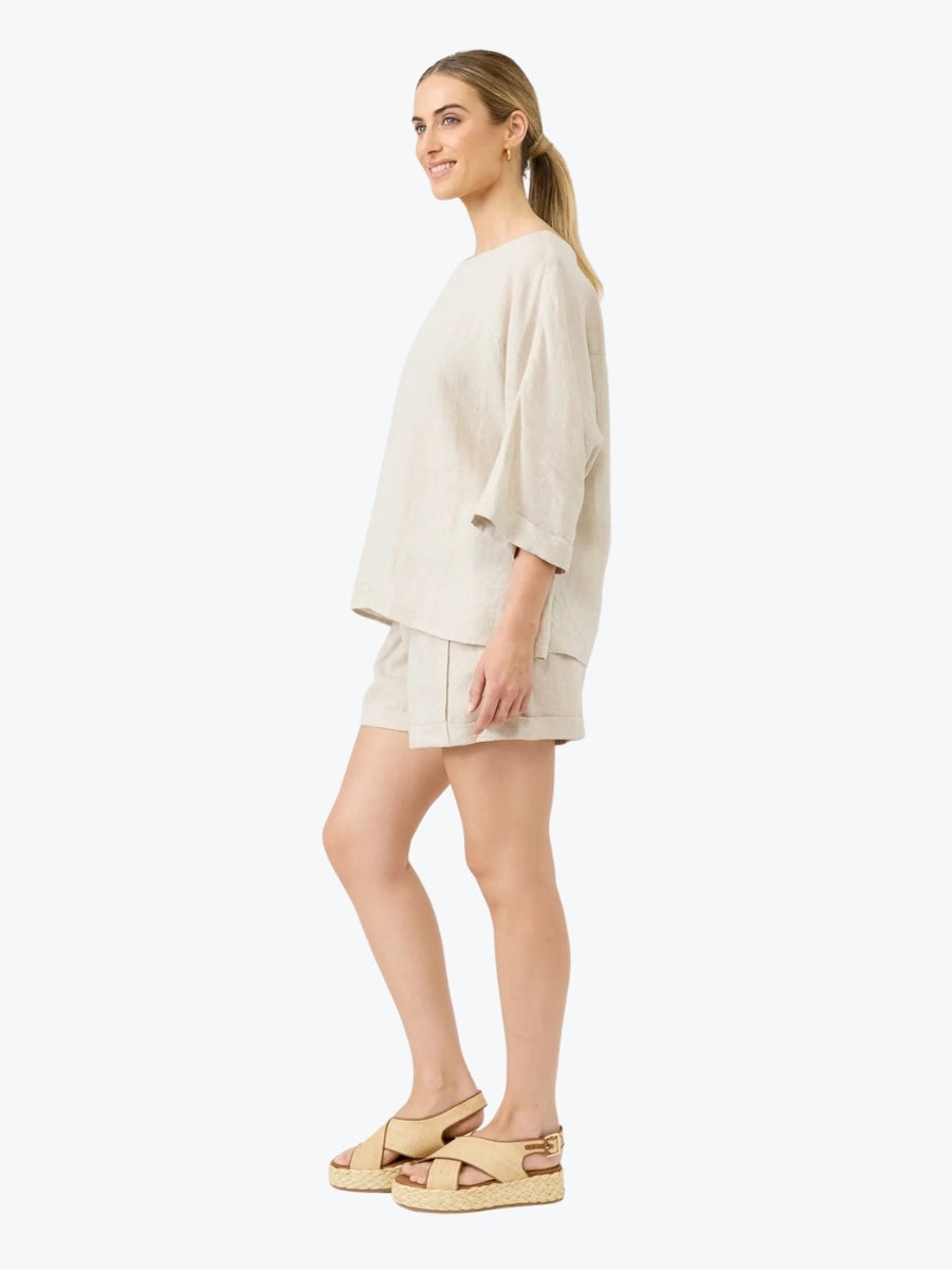 Eb + Ive Studio Relaxed Top | Tusk