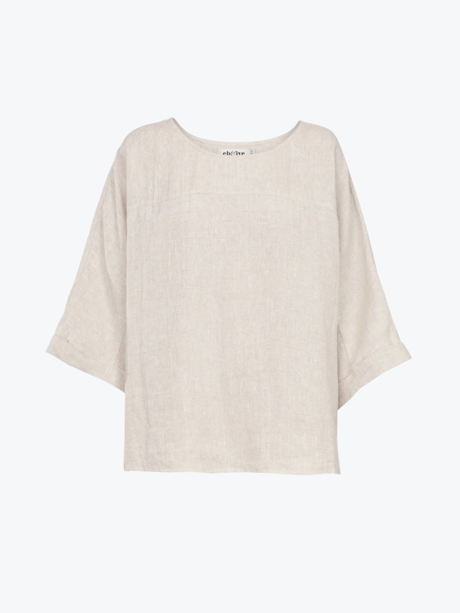 Eb + Ive Studio Relaxed Top | Tusk