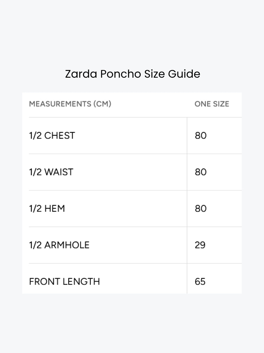 Eb &amp; Ive Zarda Poncho | Black