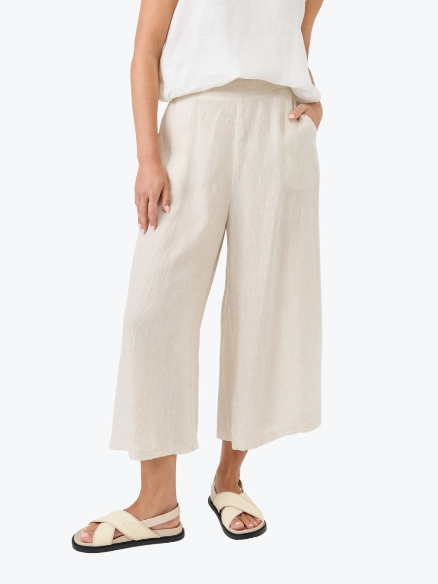Eb&Ive Studio Crop Pant in Tusk