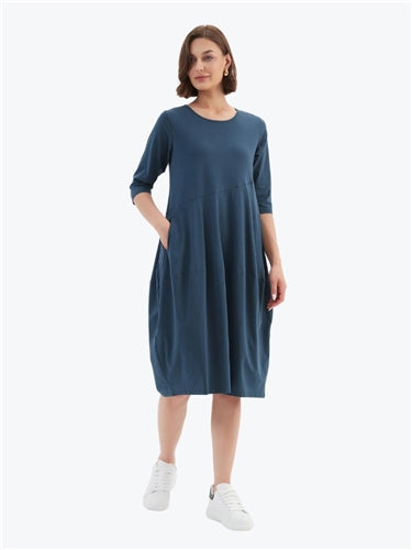 Tirelli Diagonal Seam Dress