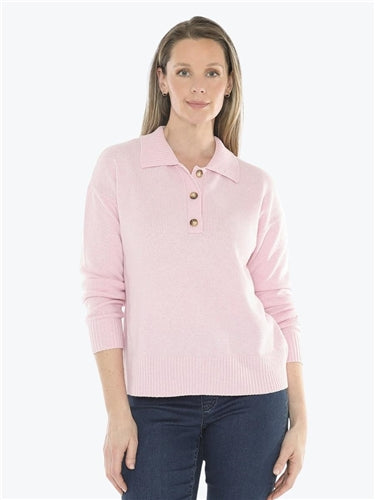 Jump 3 Button Polo Pullover