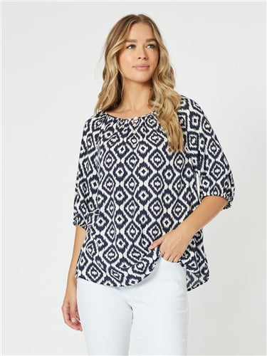 Threadz Diamond Tunic 46045