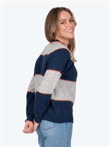 Fields Mohair Stripe Pullover FK5017