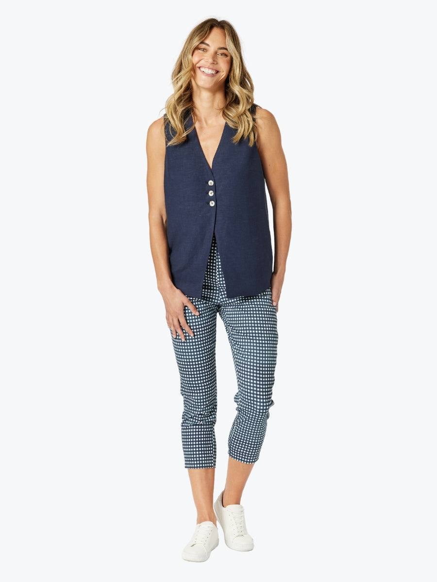 Gordon Smith Alexis Gingham Print Pant 48050