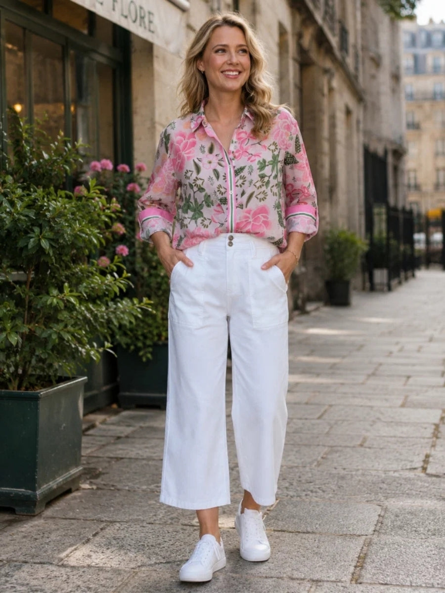 Gordon Smith Desert Oasis Sheer Shirt | Musk Floral
