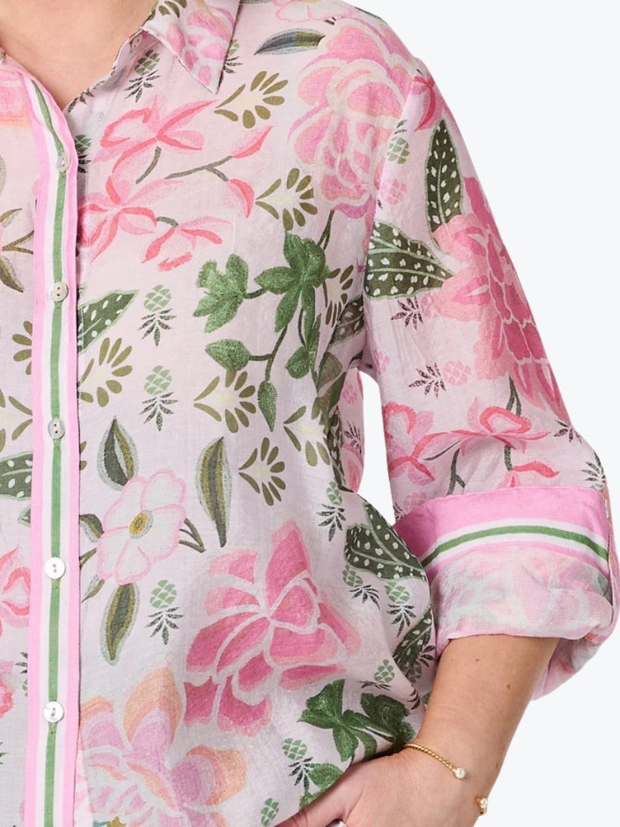 Gordon Smith Desert Oasis Sheer Shirt | Musk Floral