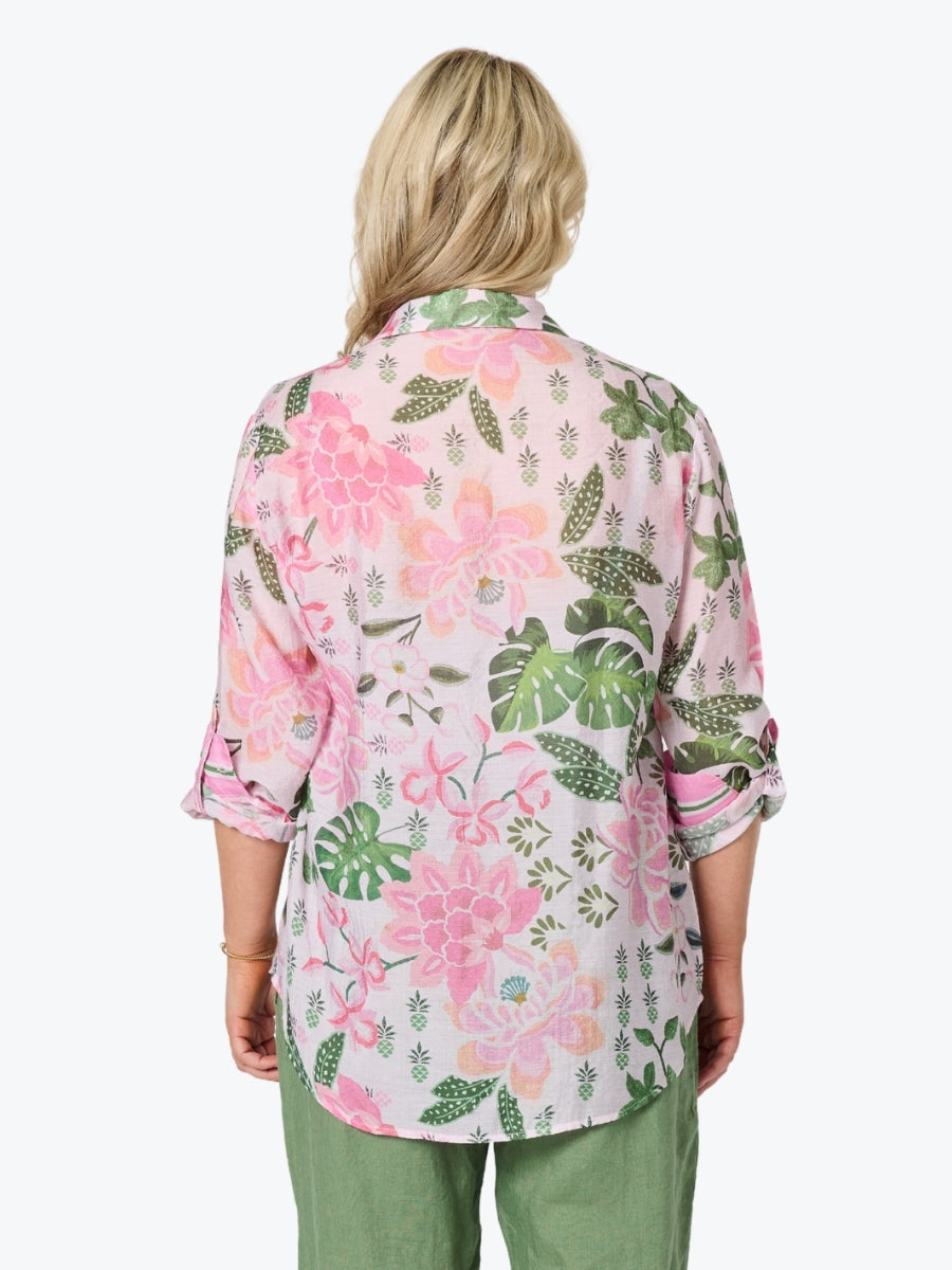 Gordon Smith Desert Oasis Sheer Shirt | Musk Floral
