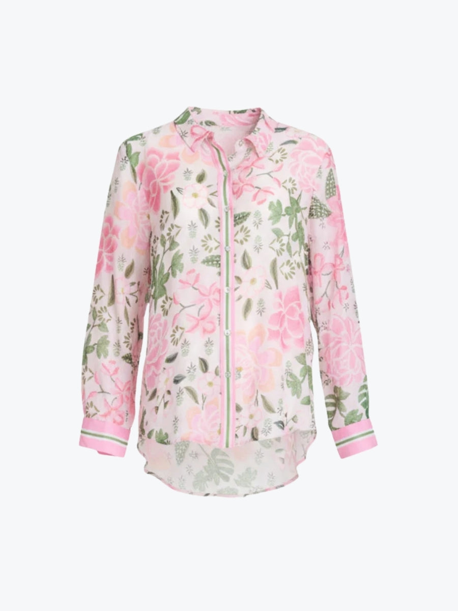 Gordon Smith Desert Oasis Sheer Shirt | Musk Floral