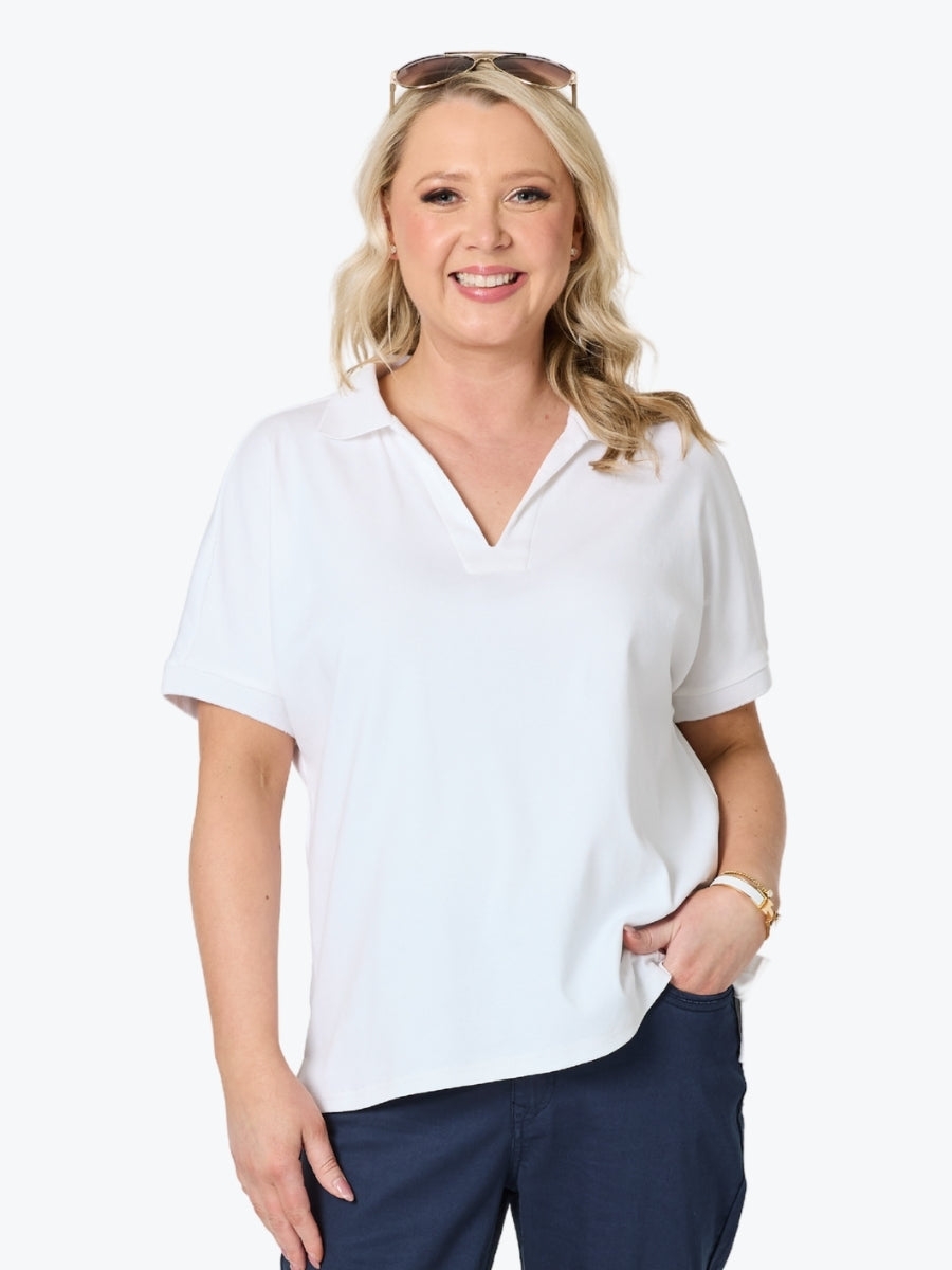 Gordon Smith Fairway Polo Top | White