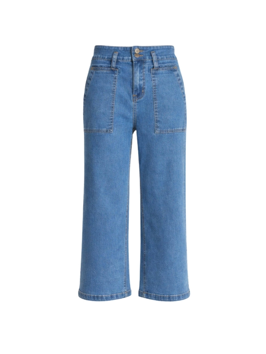 Hudson Wide Leg Crop Jean | Denim