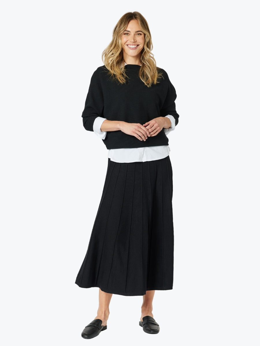 Gordon Smith Kate Long Knit Skirt in Black