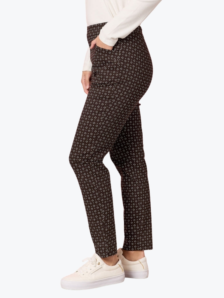 Gordon Smith Kelly Print Pant | Coffee