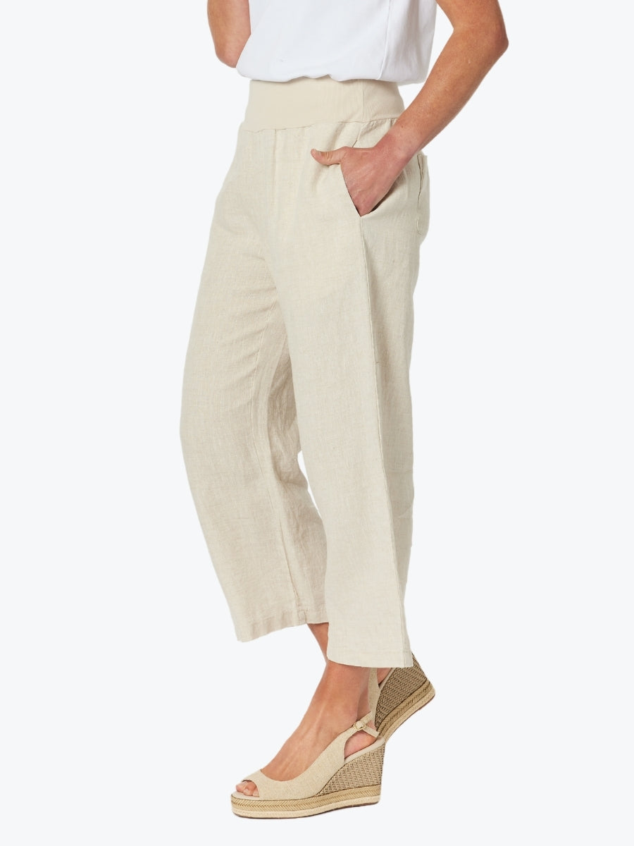 Gordon Smith Lara Wide Leg Linen Pant 43440