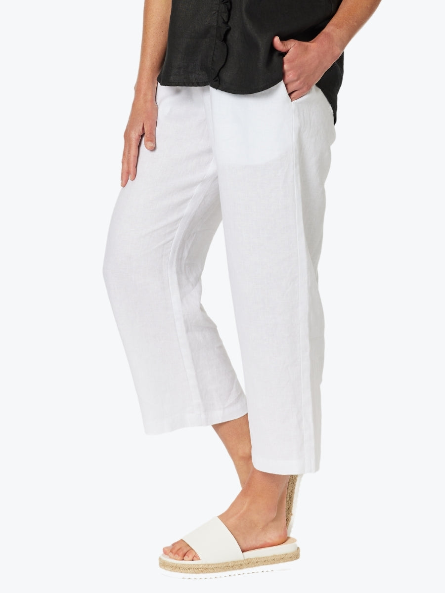 Gordon Smith Lara Wide Leg Linen Pant 43440