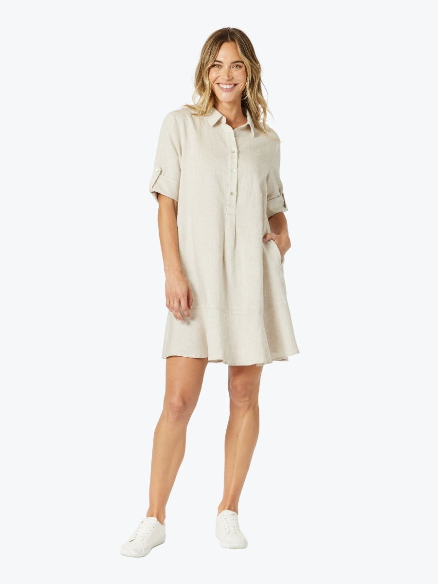 Gordon Smith Lino Montana Dress in Natural