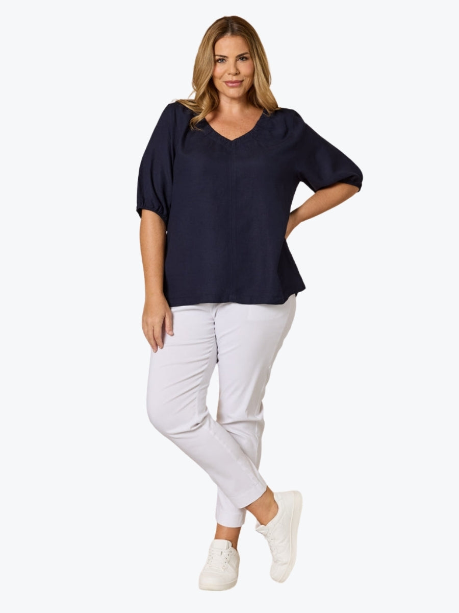 Gordon Smith Lino V Neck Top 48258