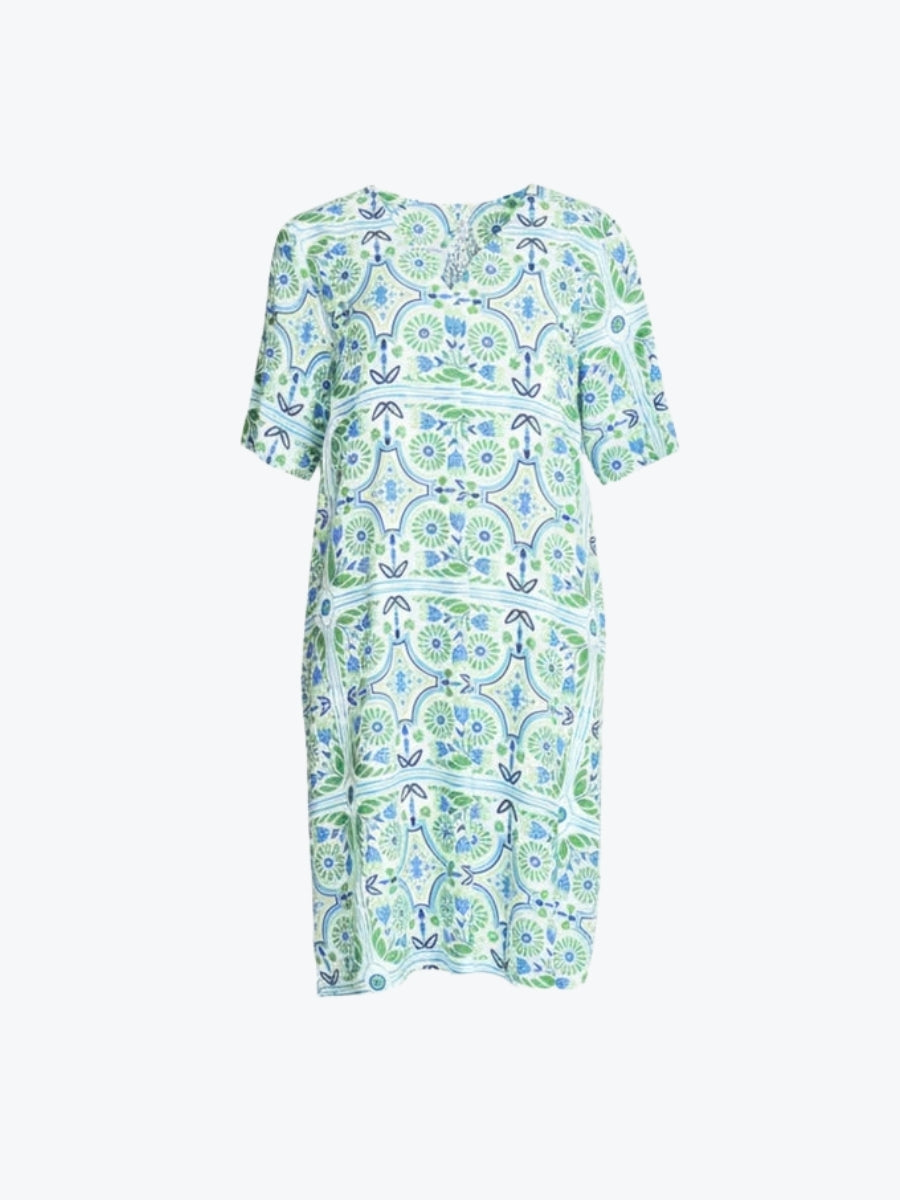 Gordon Smith Palm Beach Print Dress | Fern Multi