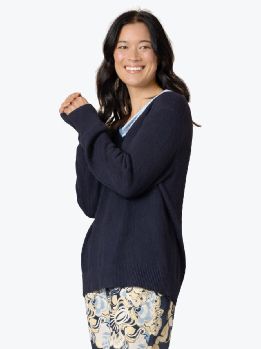 Gordon Smith Princeton Jumper | Navy