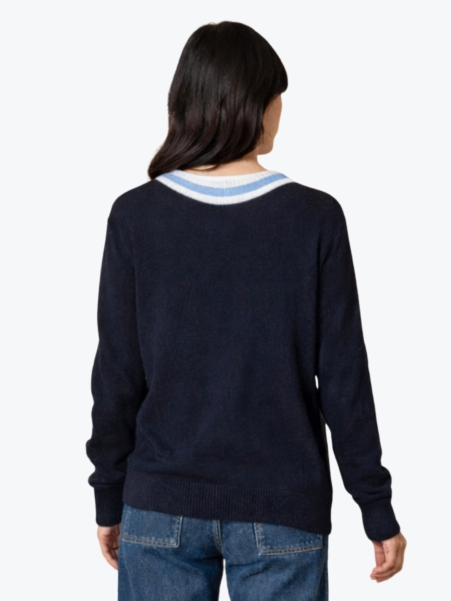 Gordon Smith Princeton Jumper | Navy