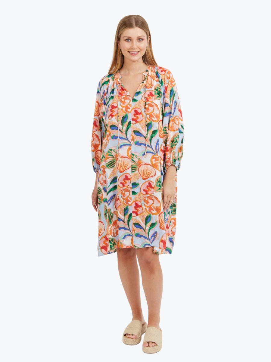 Haven Baja Relaxed Dress in Tide