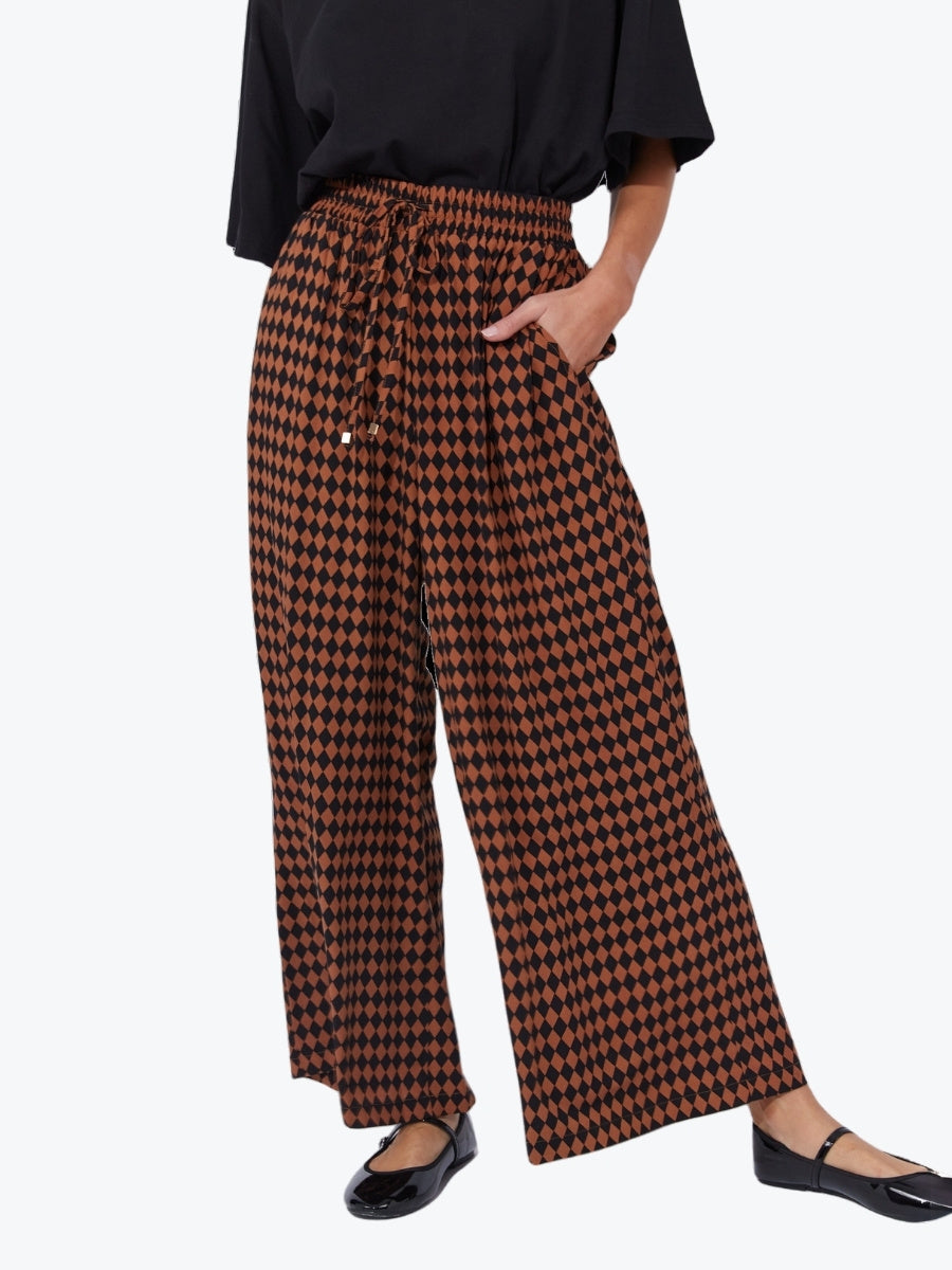 Haven Casablanca Pant in Kohl/Dune