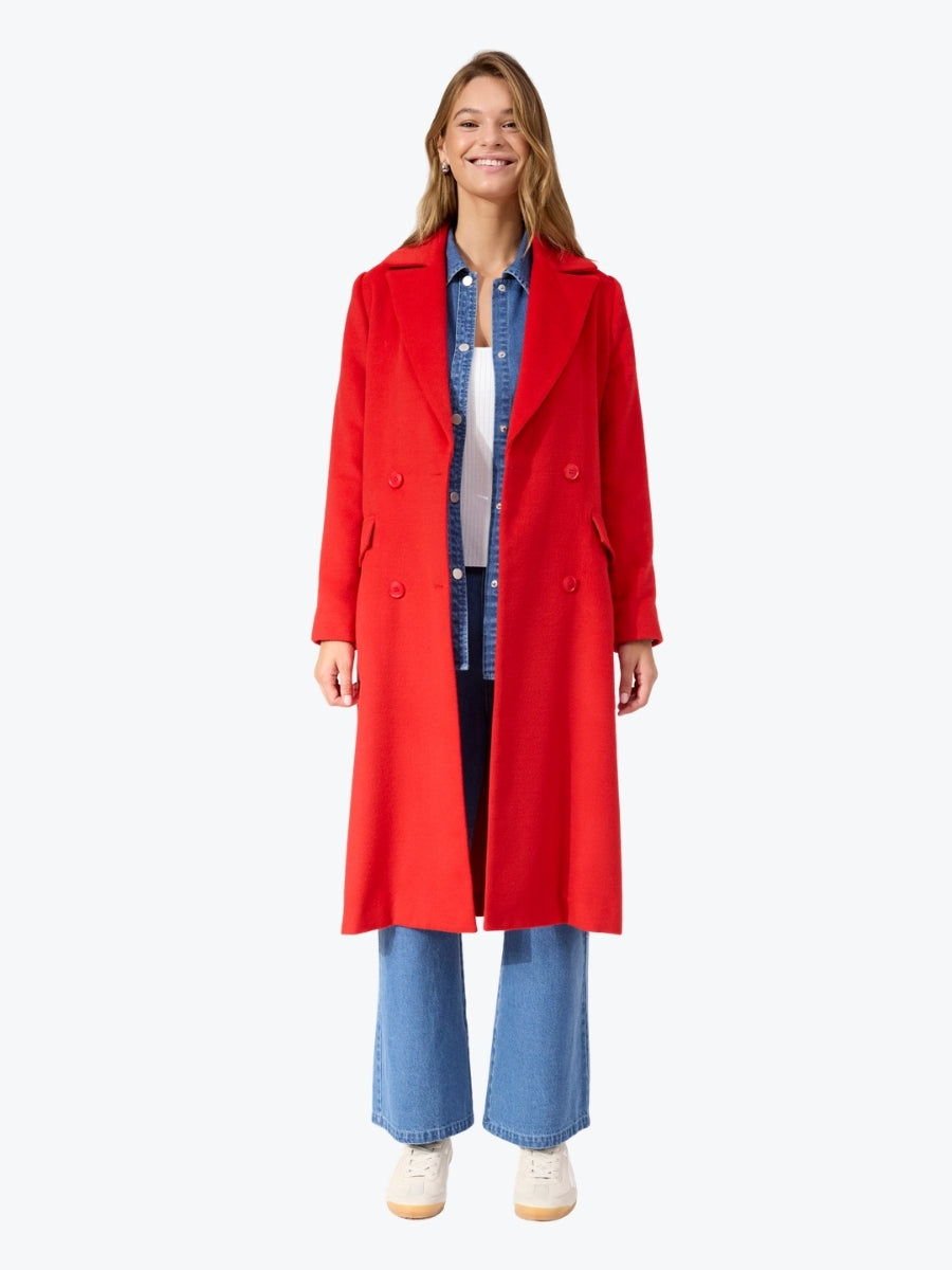 Haven Chicago Coat | Red